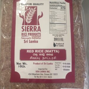 RED RICE MATTA 10LB