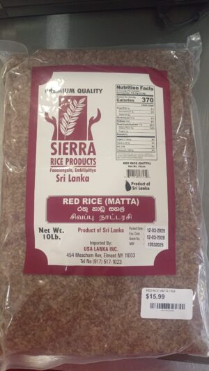 RED RICE MATTA 10LB