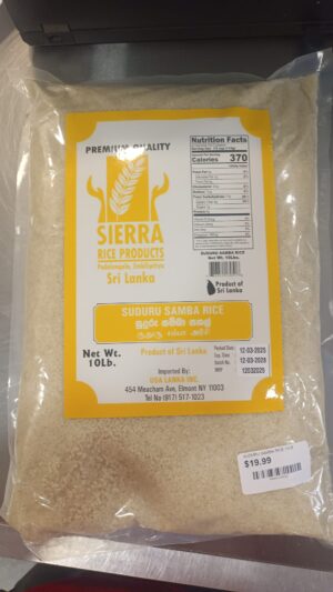 SUDURU SAMBA RICE 10LB