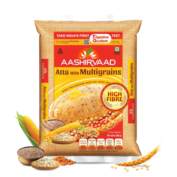 Aashirvaad Whole Wheat Multigrain Flour