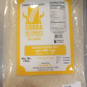 SIERRA SUDURU SAMBA RICE